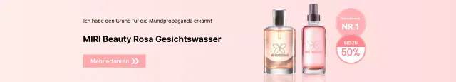 Rosa moderne Kosmetikwerbung