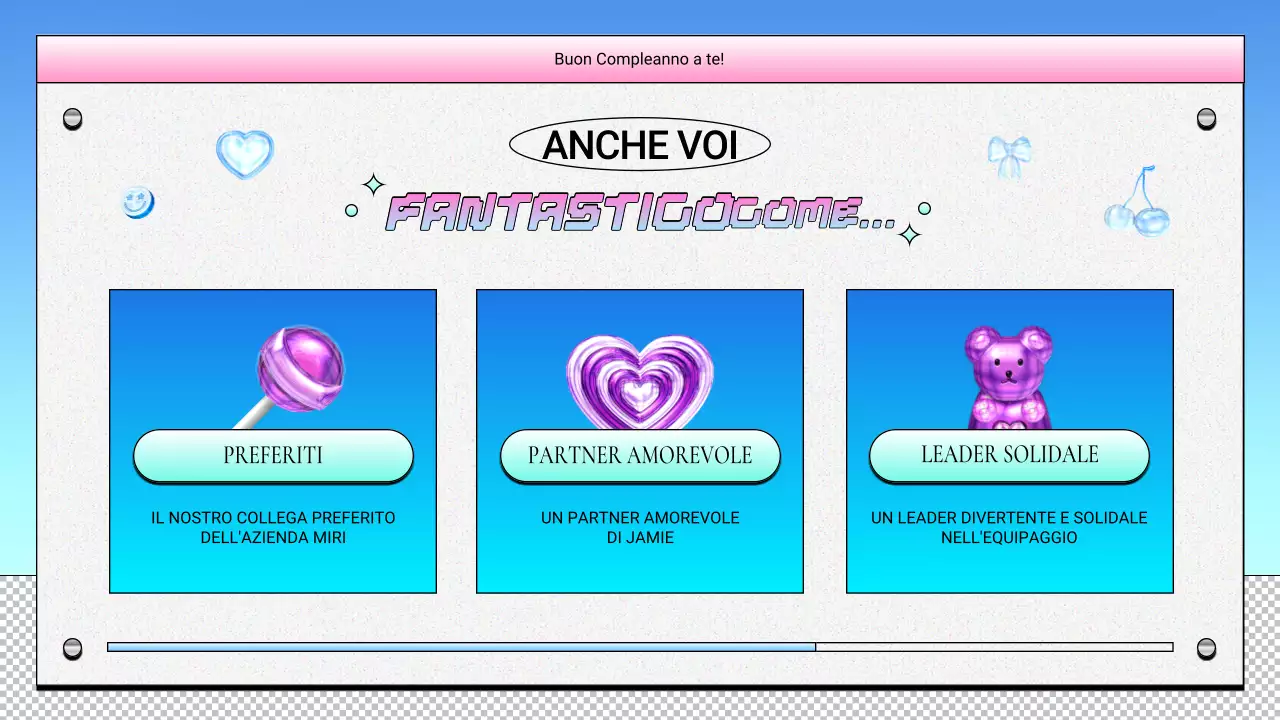 design di compleanno retrò viola