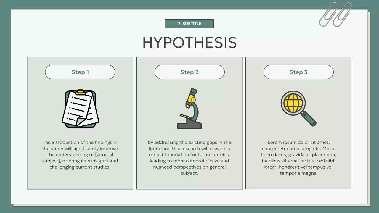 Mint Modern Thesis Presentation