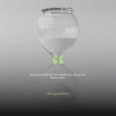 graues Minimal-Motivationsposter