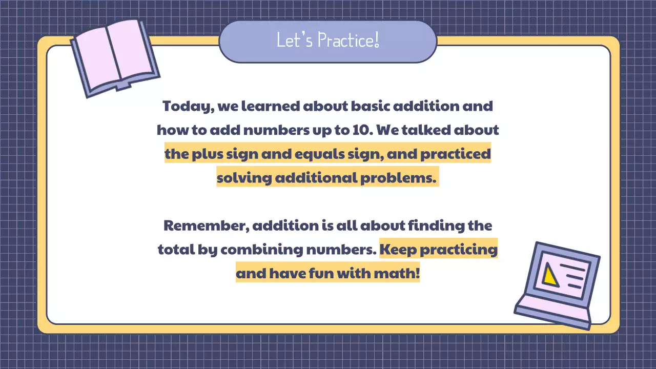 Blue Simple Math Course Presentation