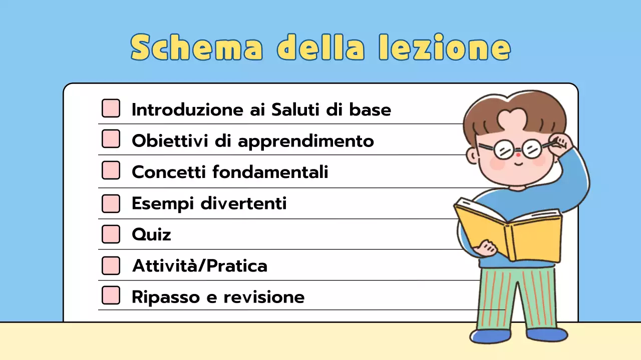 Presentazione di lezioni ludiche per la scuola elementare