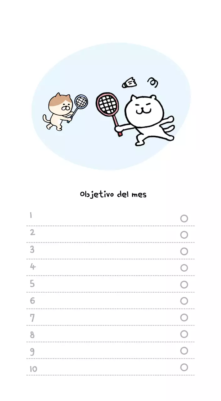 Calendario diario en marfil