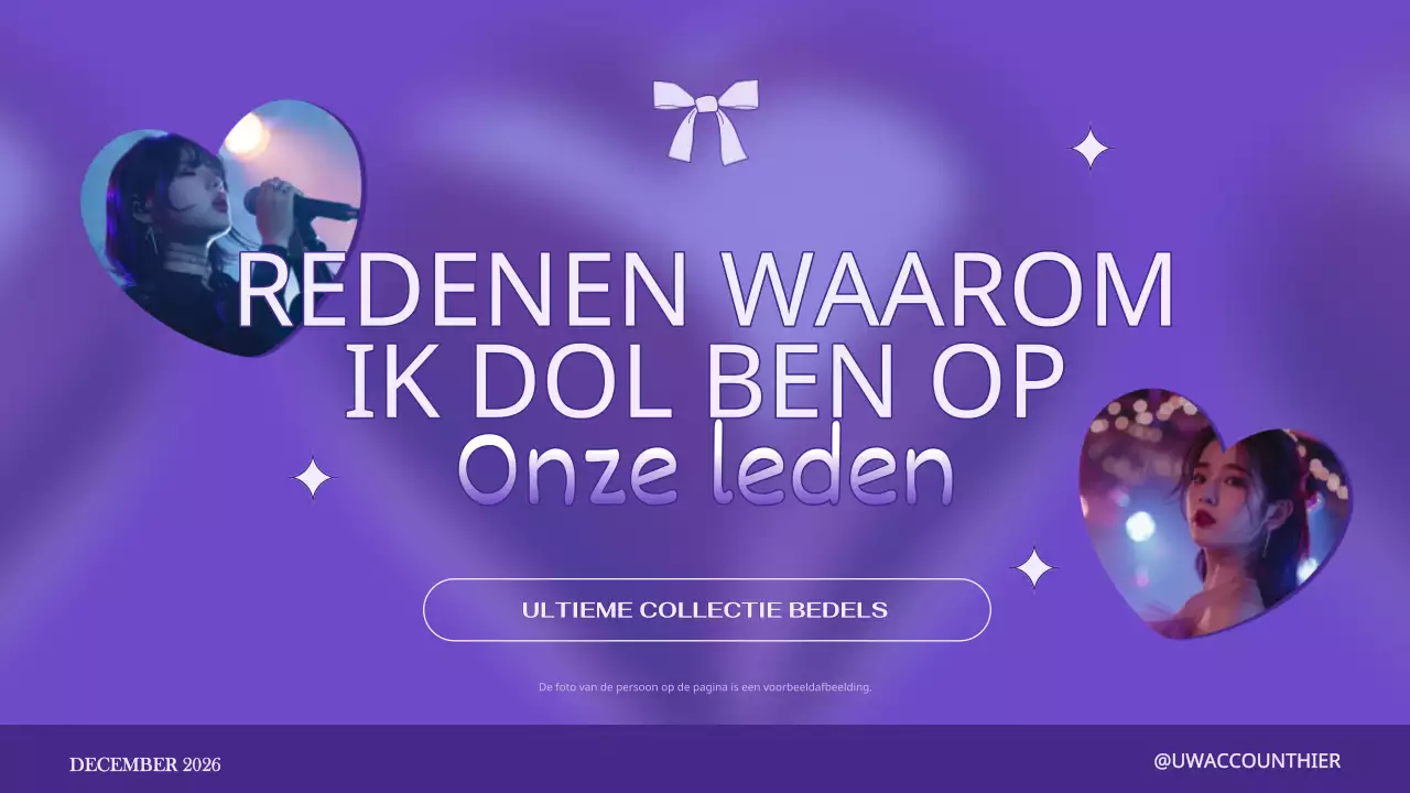 paars elegante promotie advertentie