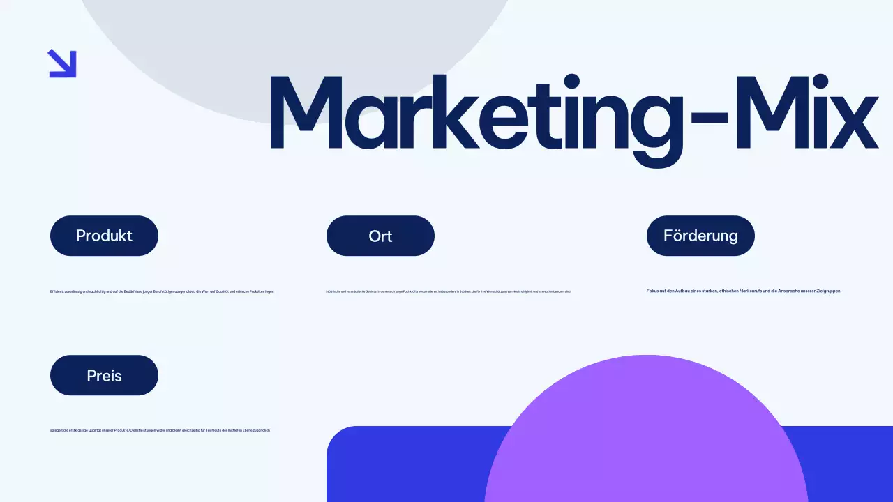 Blue Modern Marketing Plan Präsentation