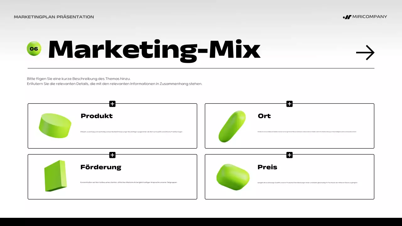 Green Bold Marketingplan