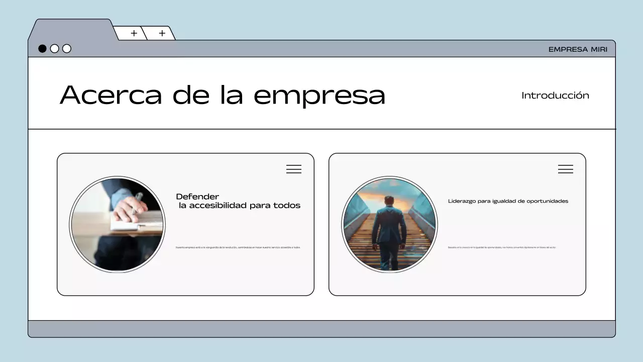 blue modern directriz para empleados