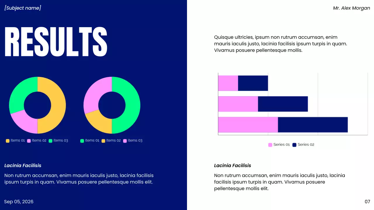 Blue Modern Project Presentation
