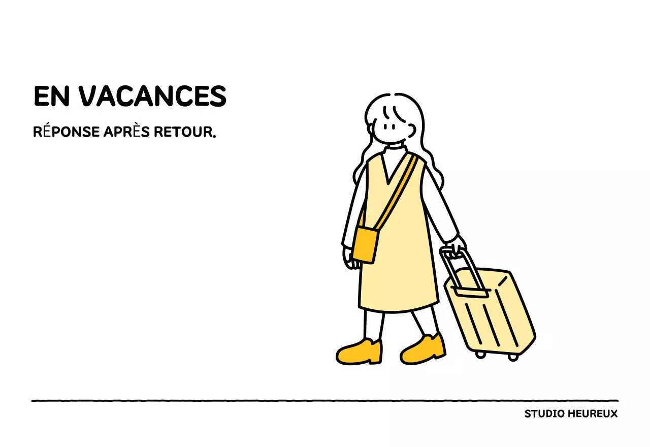 Calendrier illustré avec un joli style de lignes