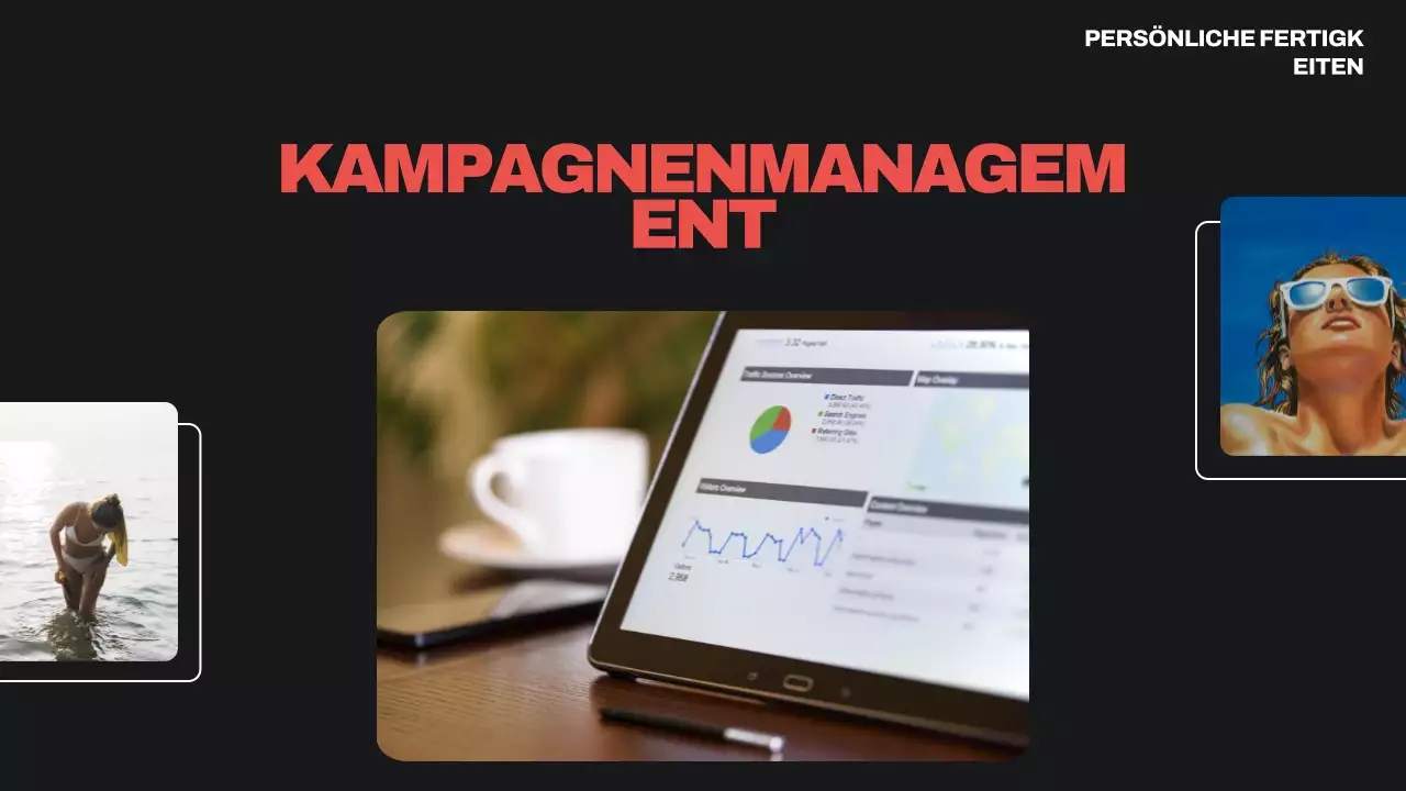 schwarz modernes Portfolio Lebenslauf