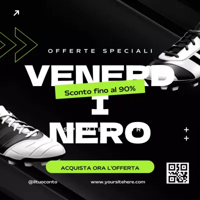 Promozione del venerdì nero moderno in vendita