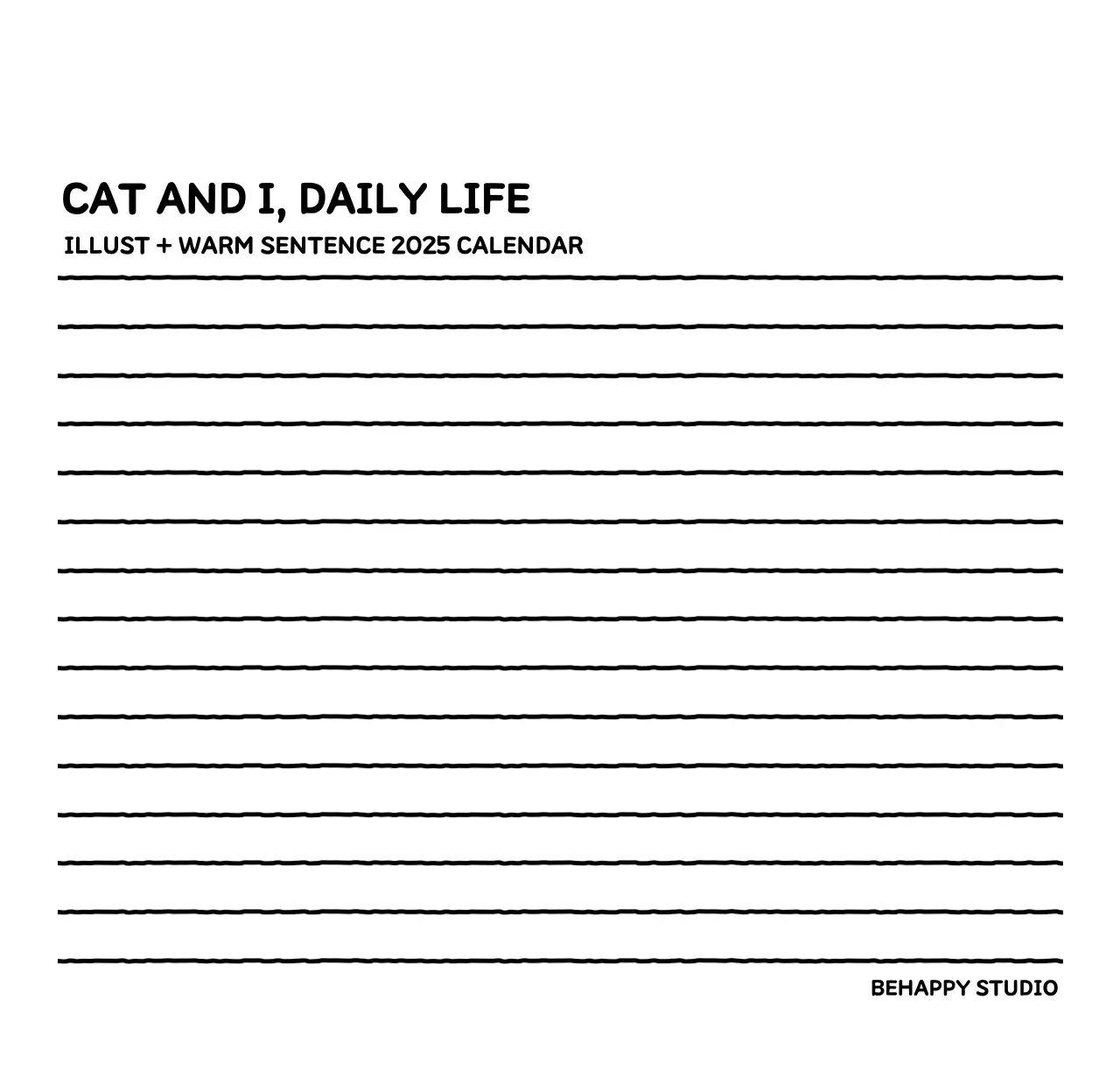 可愛らしい禅風イラストカレンダーカレンダー