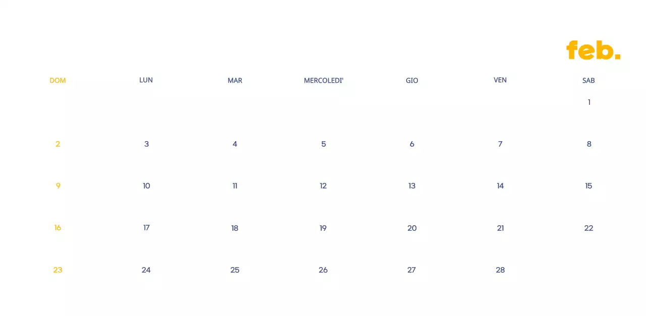 Calendario aziendale con simpatiche illustrazioni
