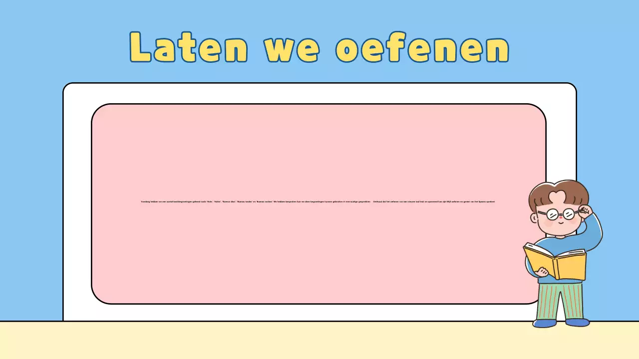 Speelse lespresentatie voor de basisschool