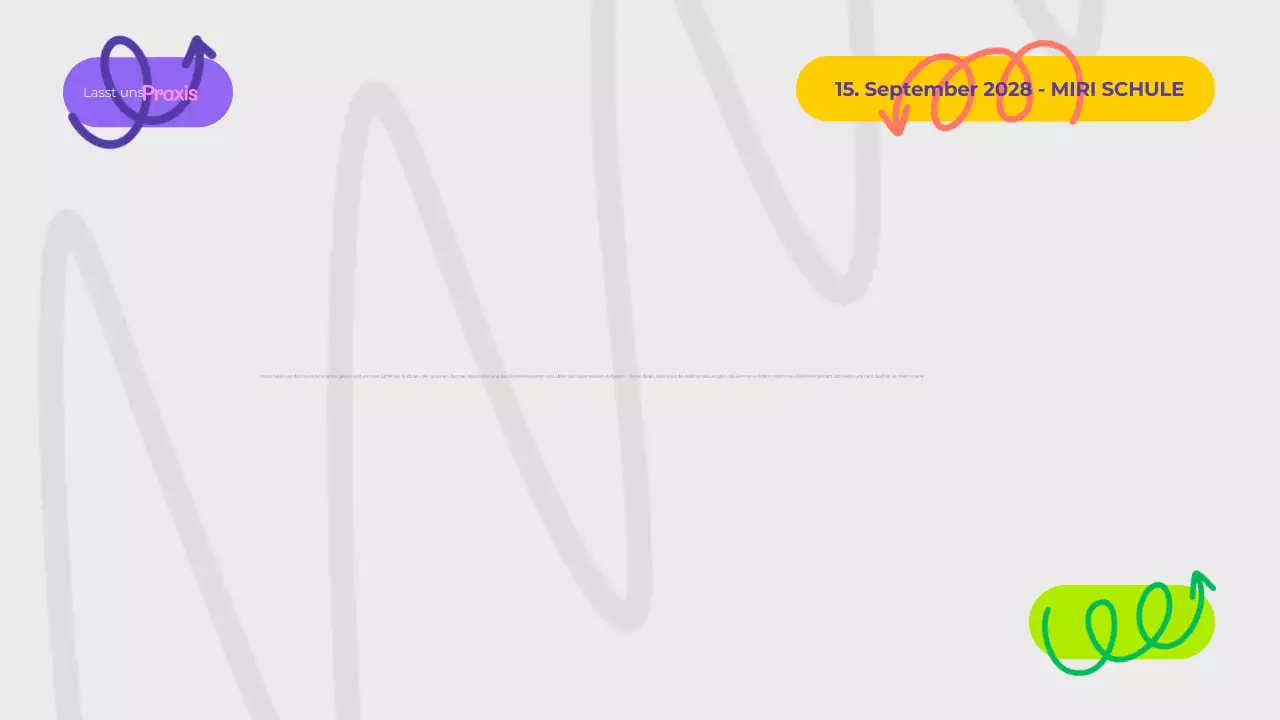 Lila spielerische Mathe-Klassenpräsentation