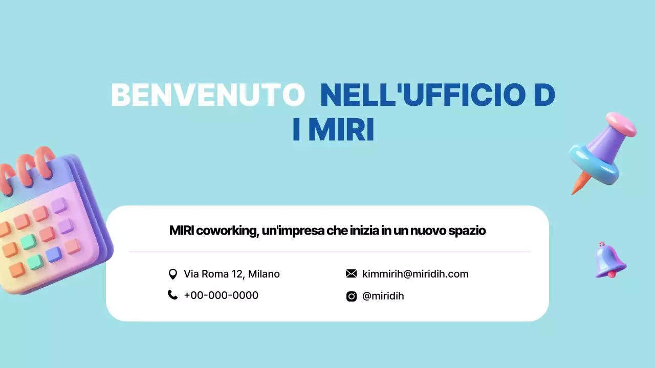 Promuovete la vostra startup moderna di colore azzurro