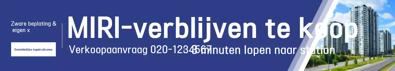 Blauwe moderne advertenties