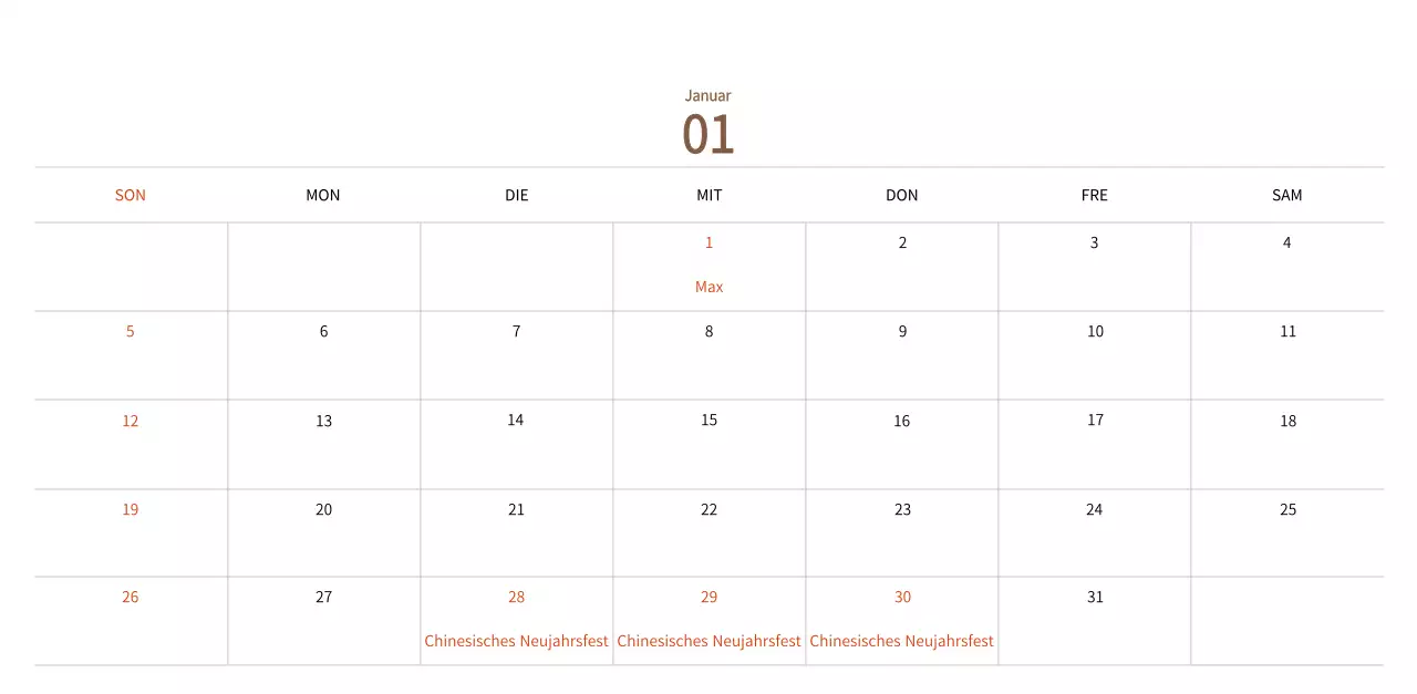 Stempelillustrationen mit einem warmen Konzept