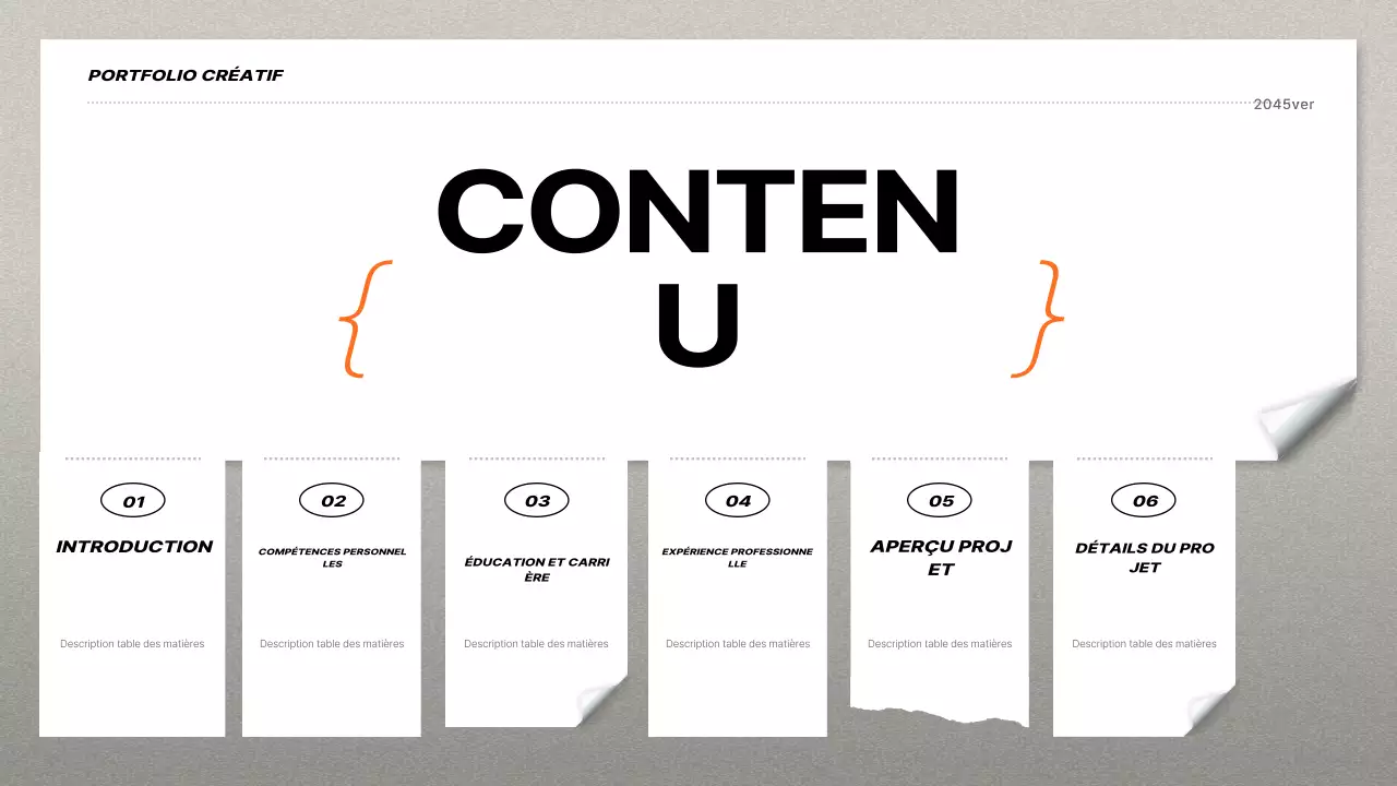 CV d'emploi en noir et gras