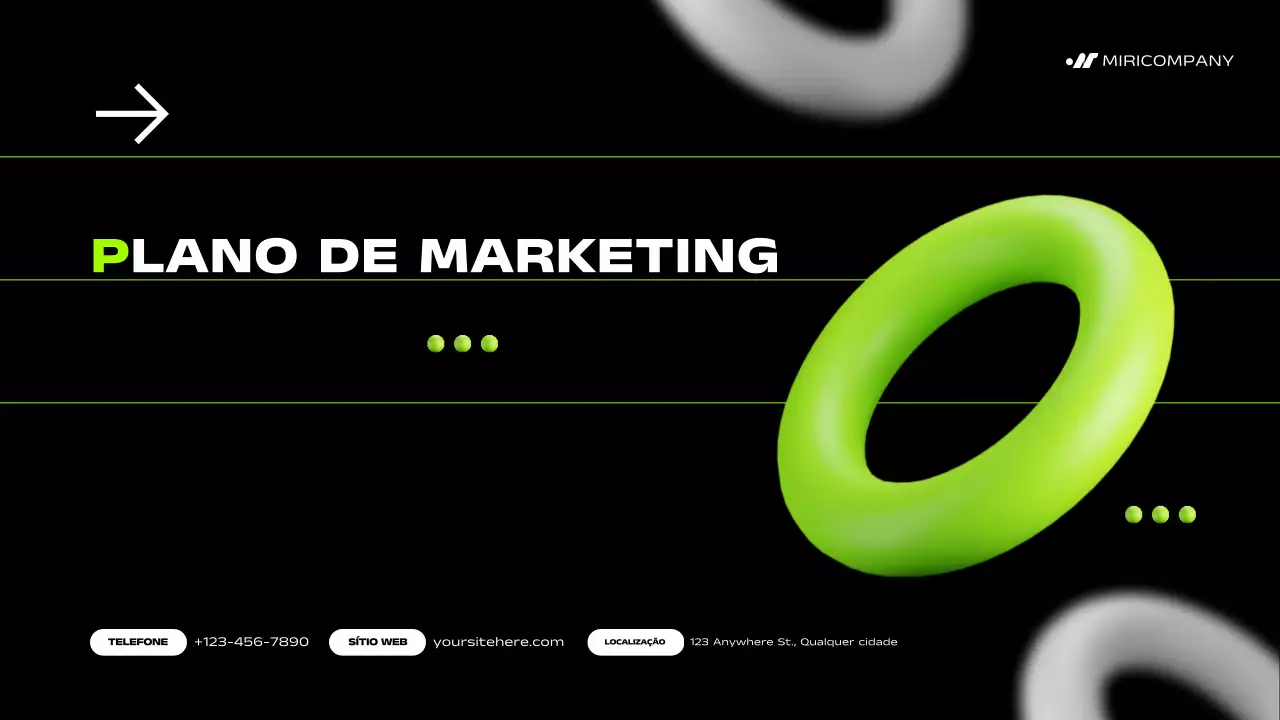 plano de marketing green bold