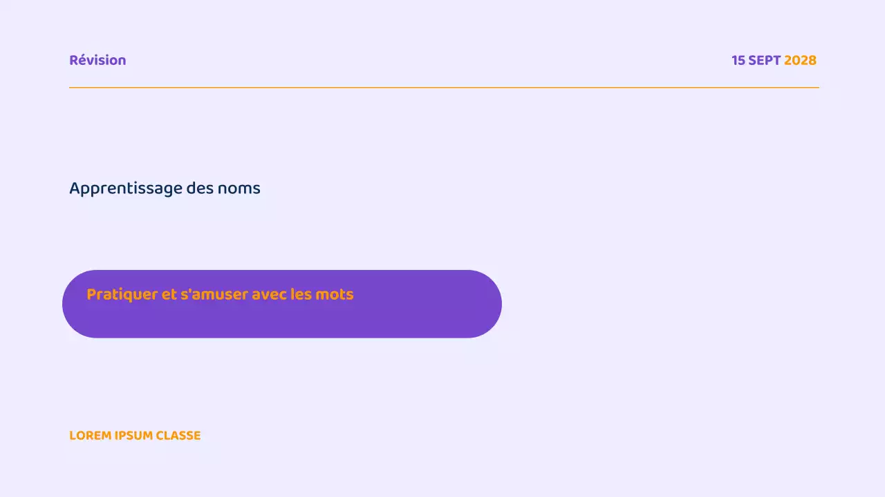 Présentation du cours de grammaire moderne en violet