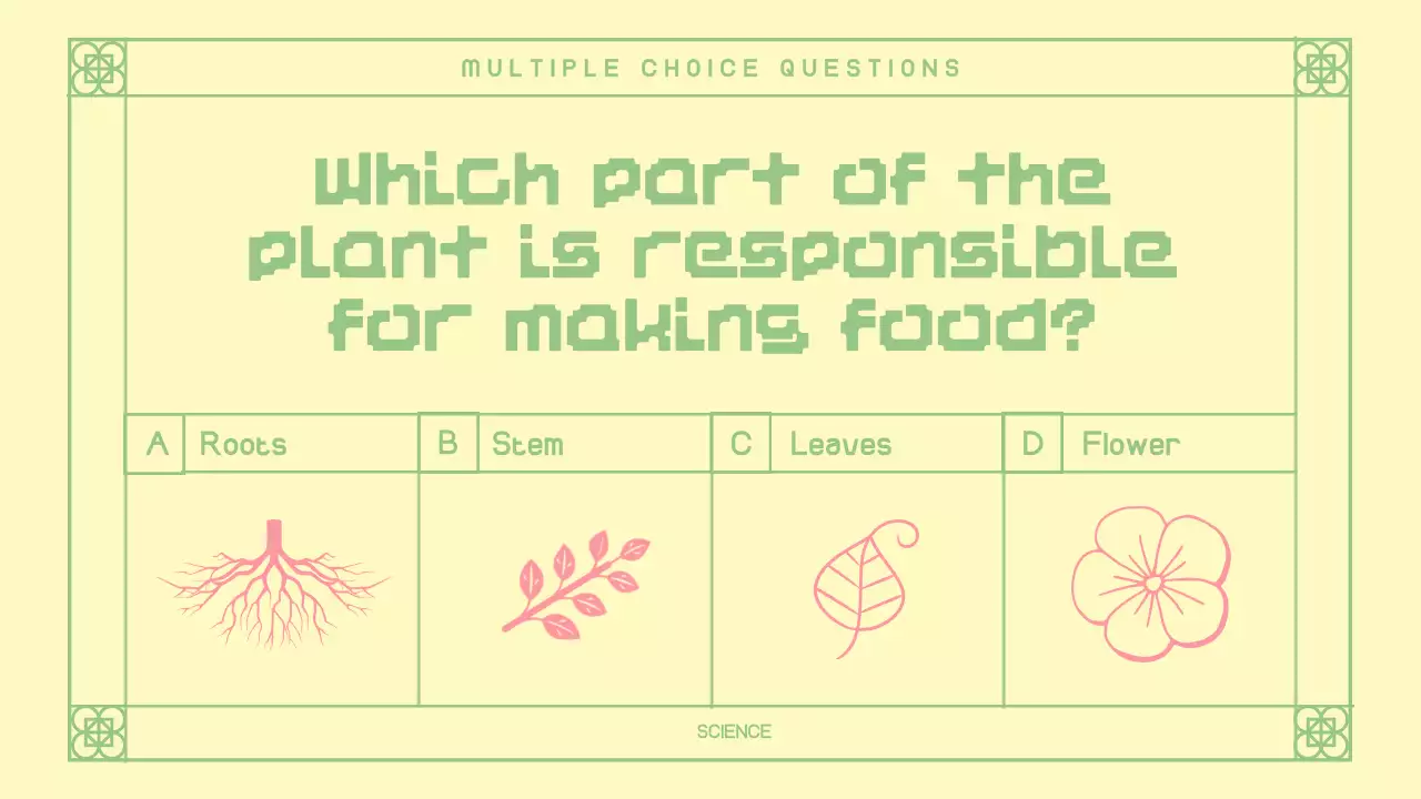 Pink Retro Quiz Announcement Presentation