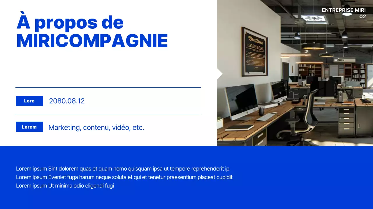 Manuel de culture organisationnelle moderne bleue