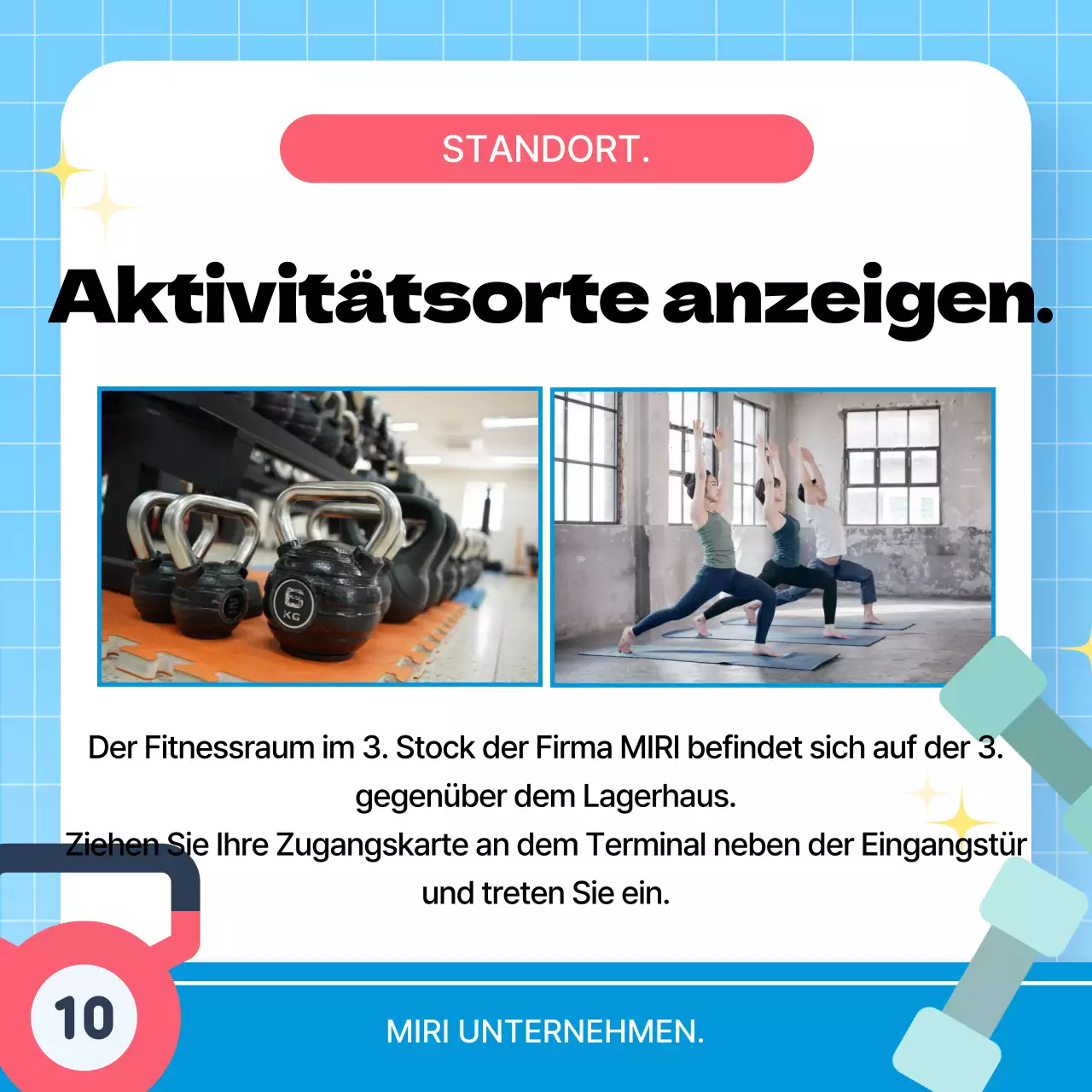 Blaue einfache Gesundheitskampagne