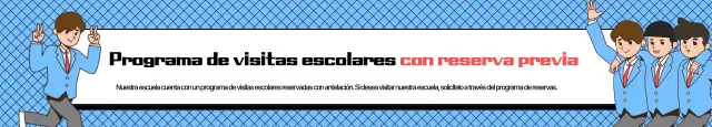 Anuncio del programa de citas para las visitas escolares Blue's Retro