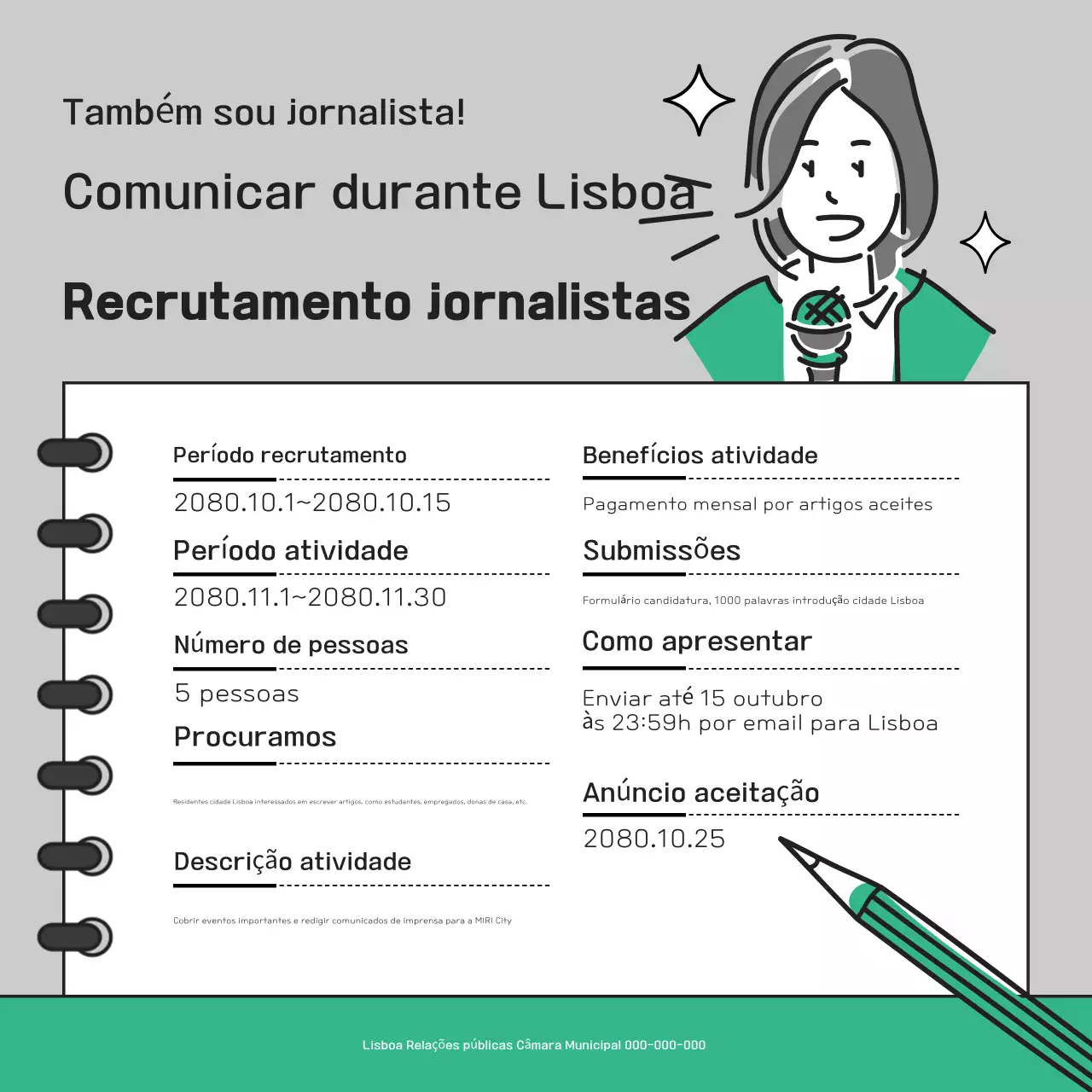 Convite à apresentação de propostas da Grey Neat Press