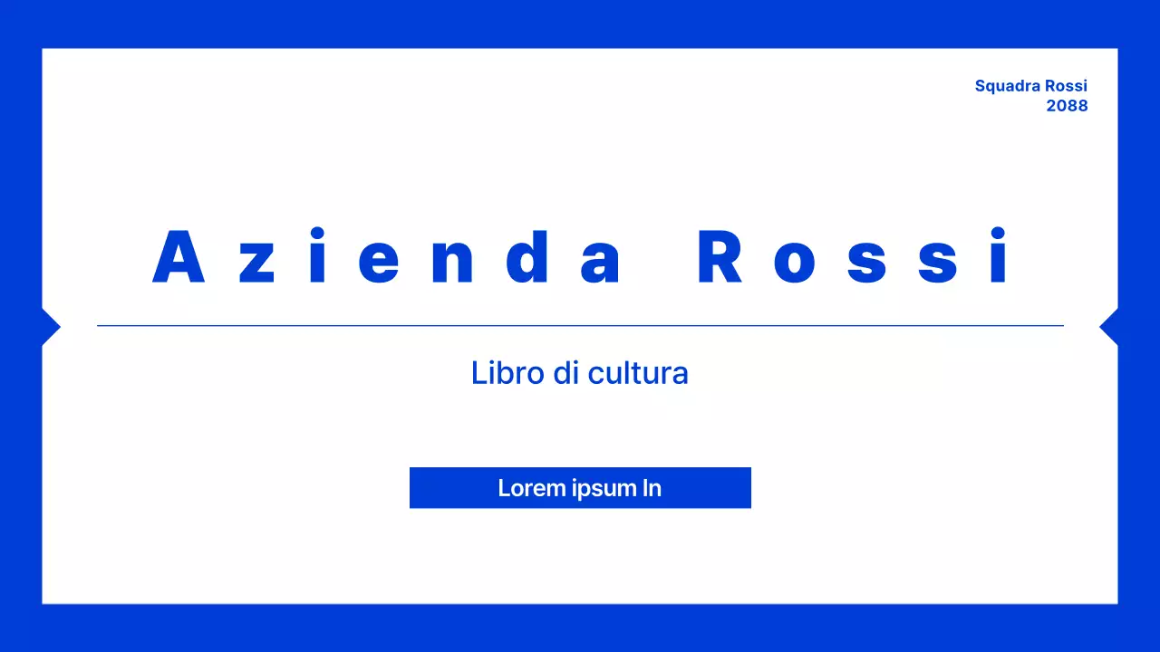 Manuale blu di cultura organizzativa moderna