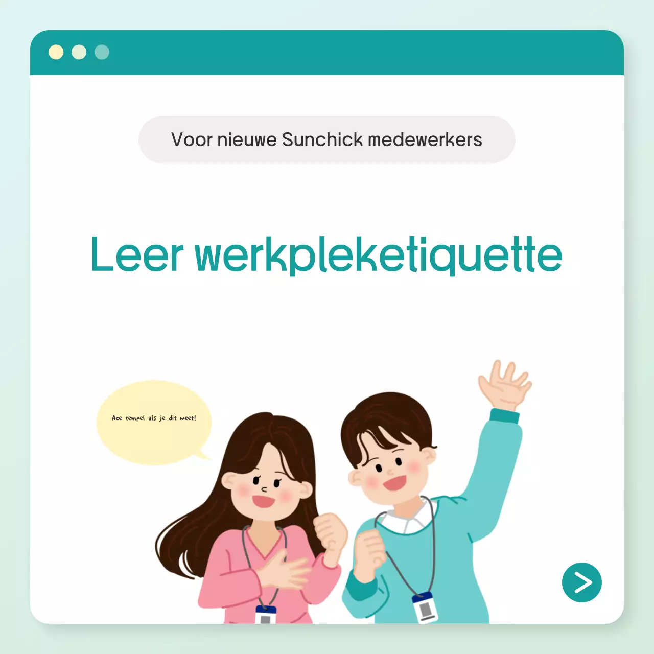 Mint Eenvoudige Werkplek Etiquette Training