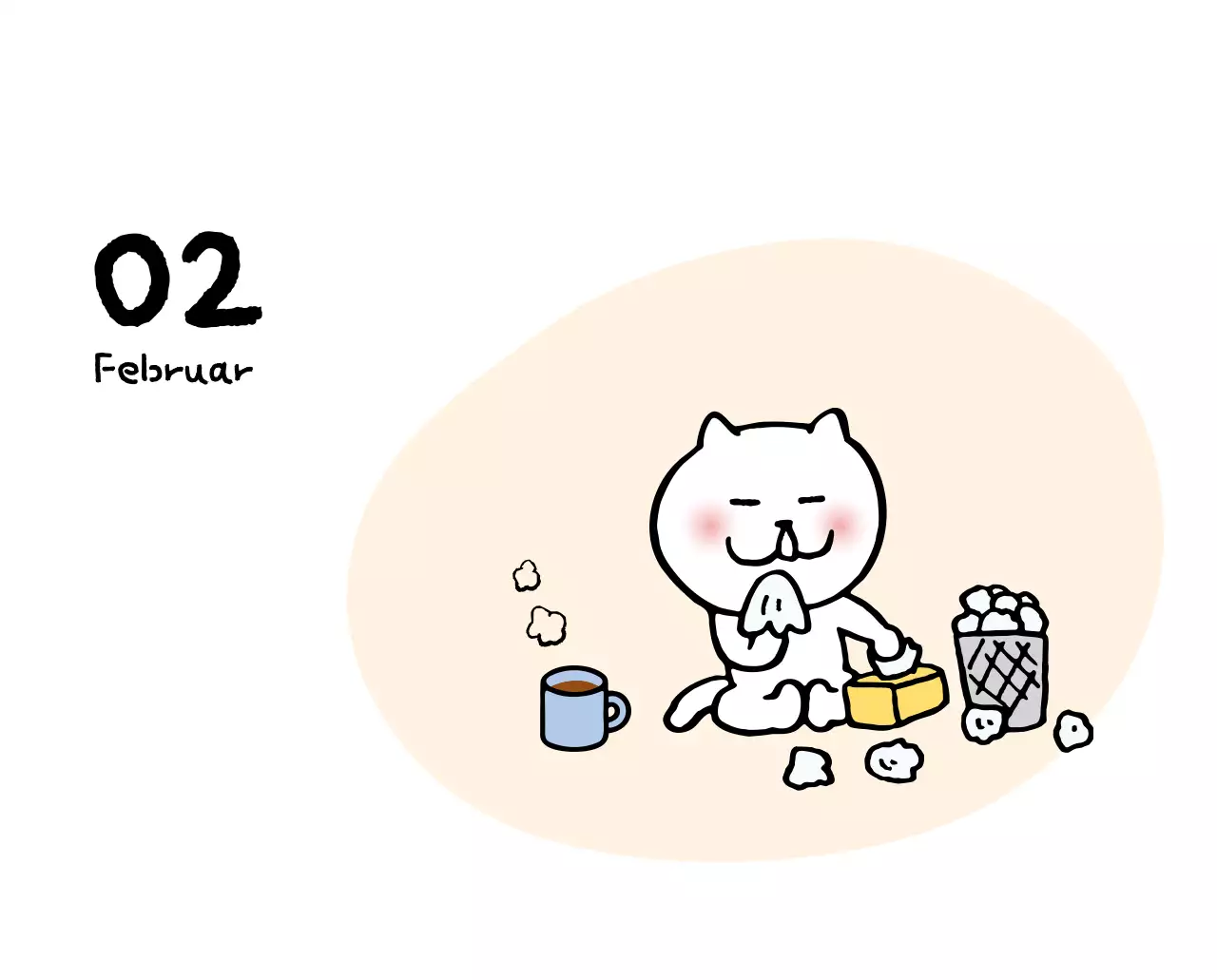 Tageskalender aus Elfenbein