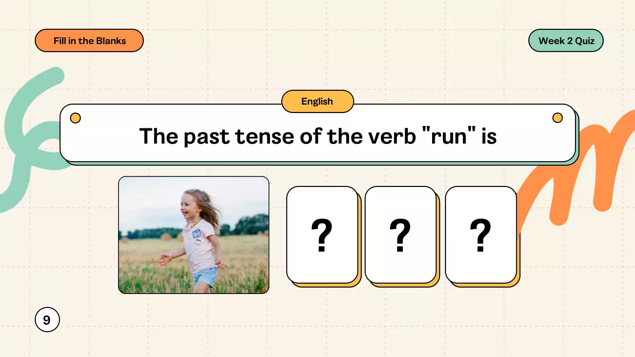 Colorful Modern Quiz Announcement Presentation