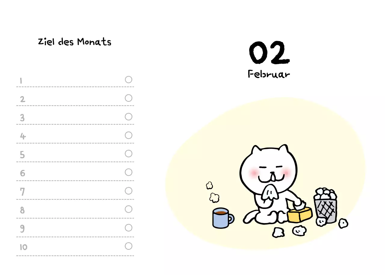 Tageskalender aus Elfenbein