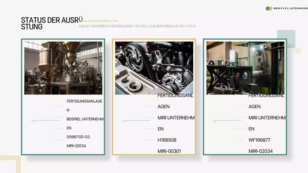 Green Simple Machinery Unternehmensprofil