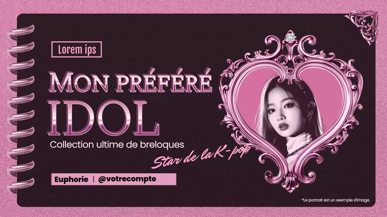 promotion de la K-pop rose et branchée
