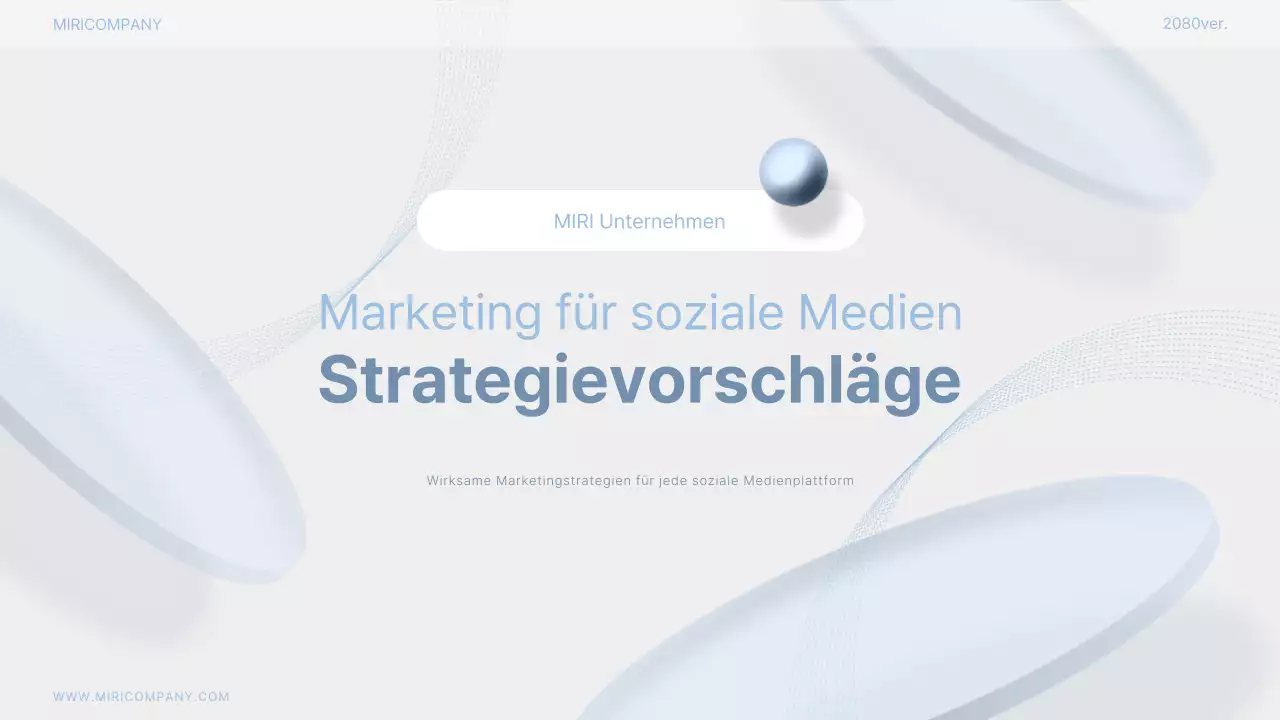 Grey Modern Marketing Vorschlag