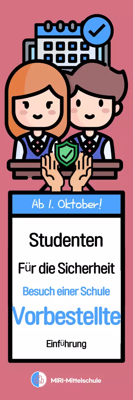Rosa für die Sicherheit in der Schule