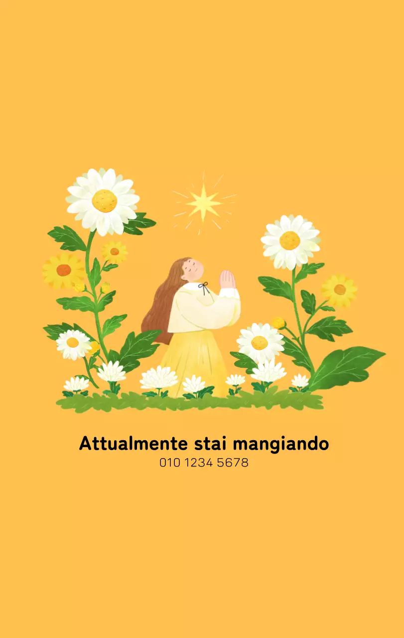 Calendario di Capodanno con una calda illustrazione