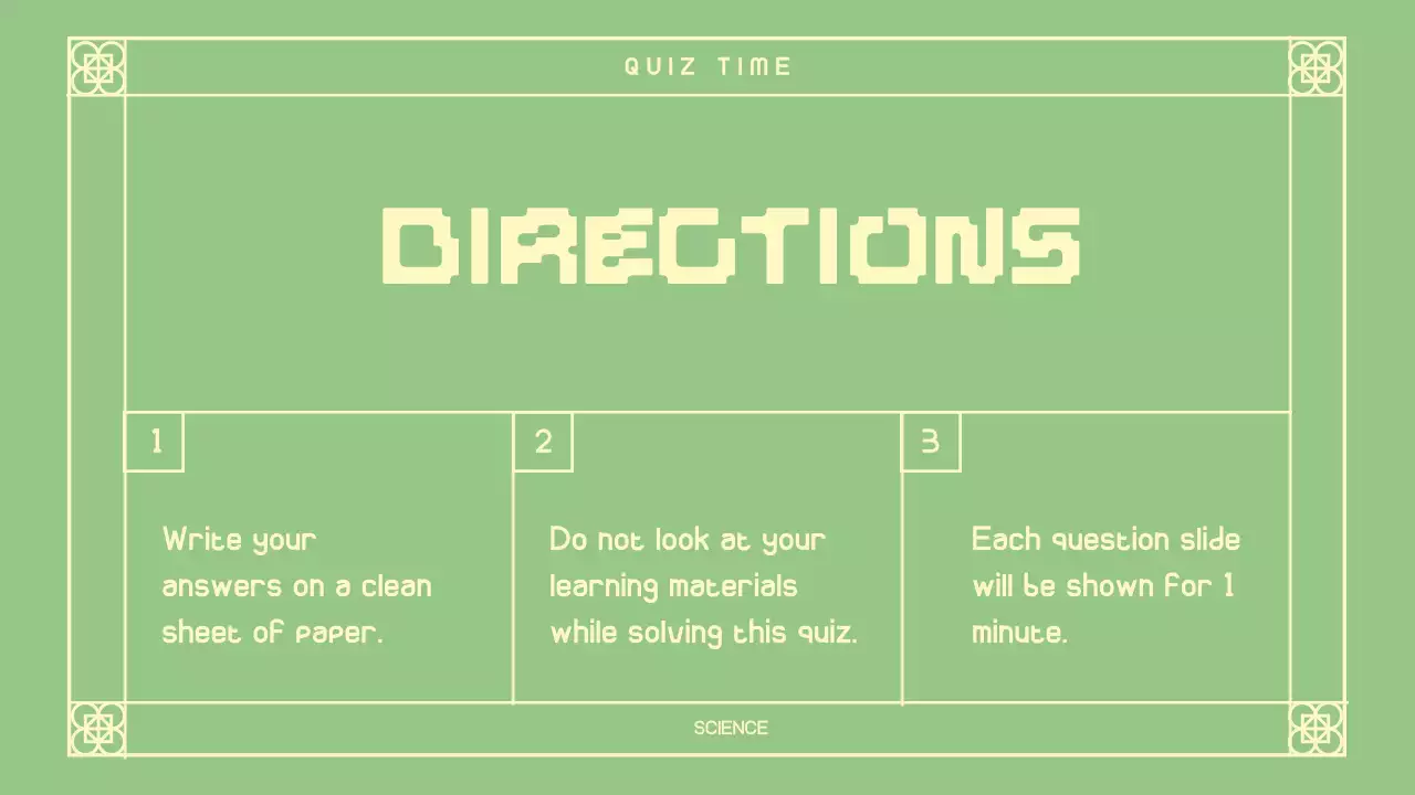 Pink Retro Quiz Announcement Presentation