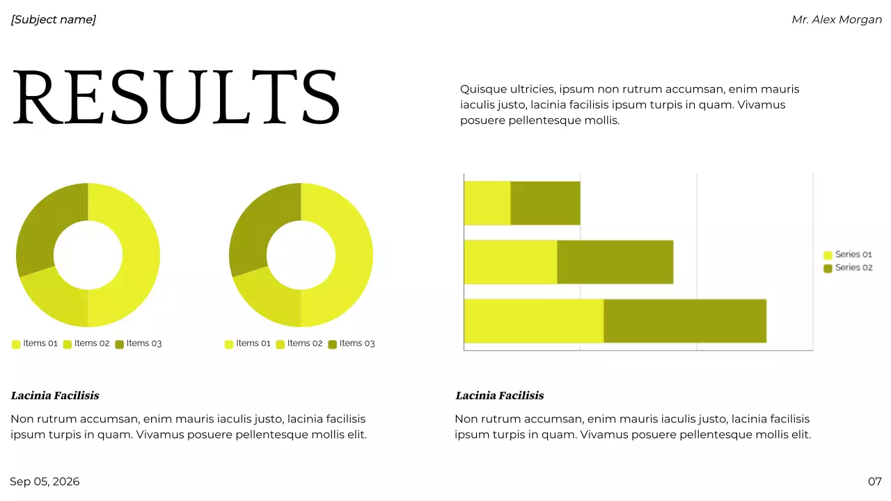Green Modern Project Presentation
