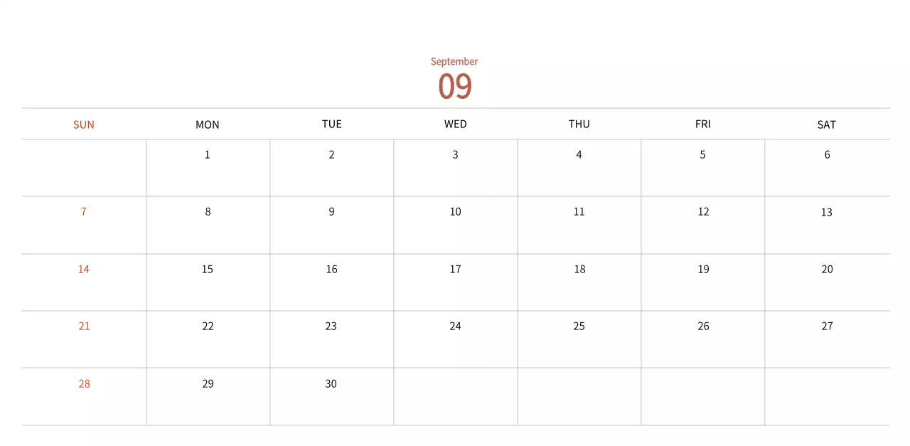 Stamp illustration with a warm concept