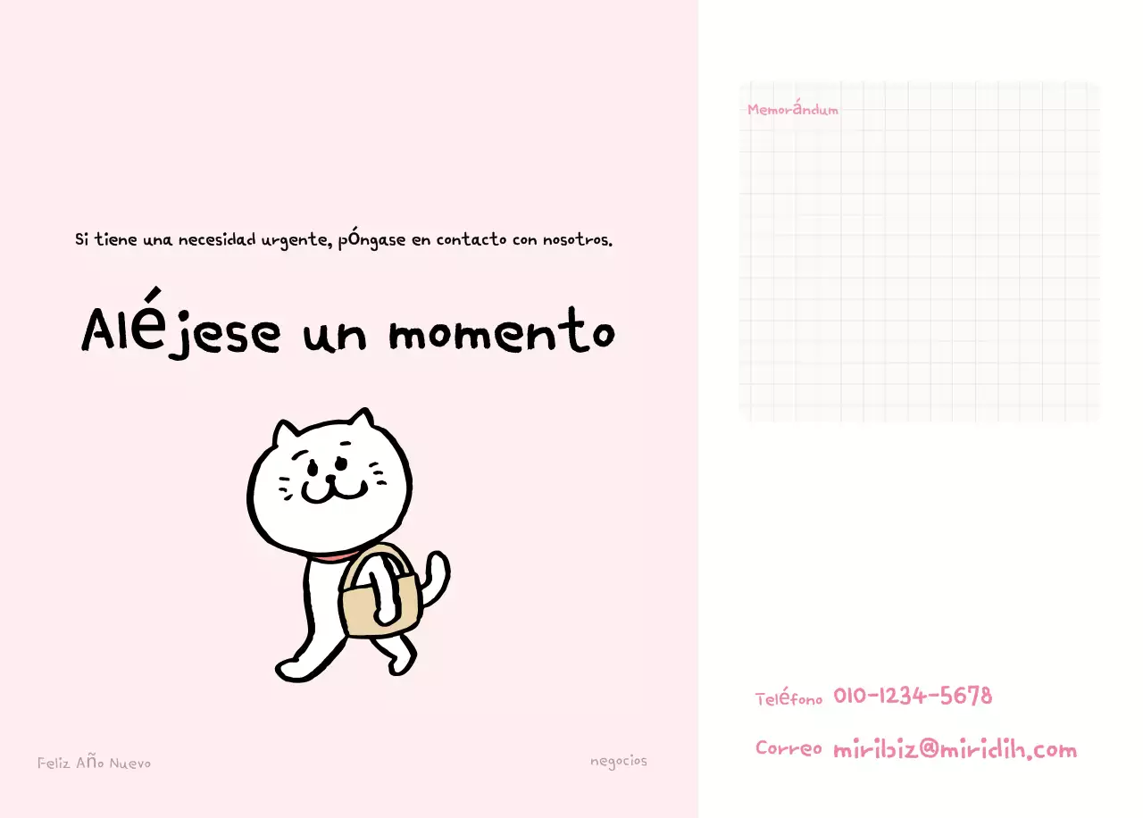 Calendario diario en marfil