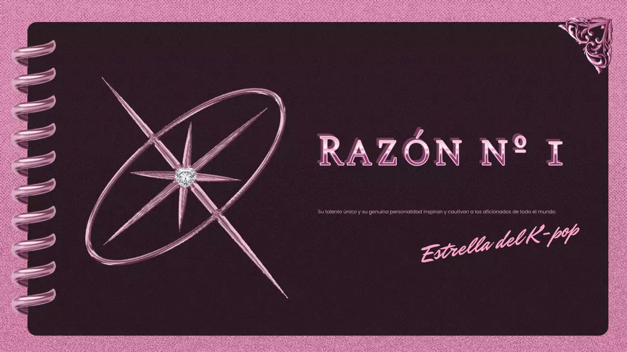 pink trendy K-pop promotion