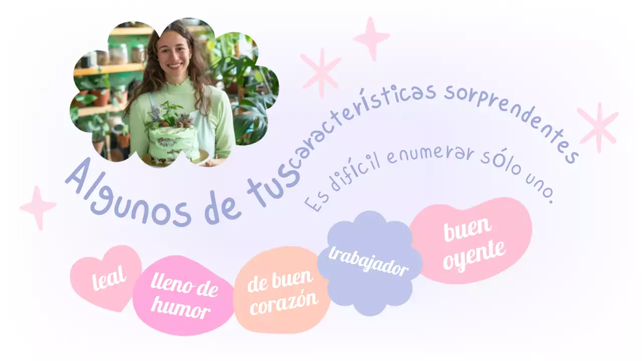 Pastel Cute Doodles Presentación de cumpleaños