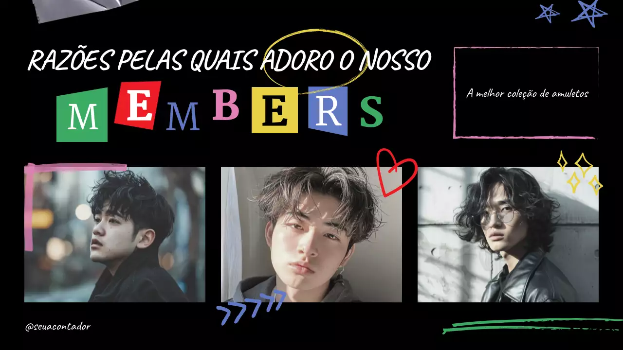 Promoção Fandom Scribbles Doodles Charm Preto Branco