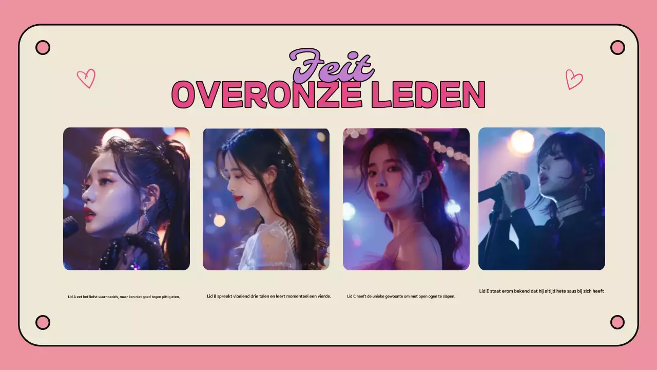 Roze Trendy Fandom Promotie