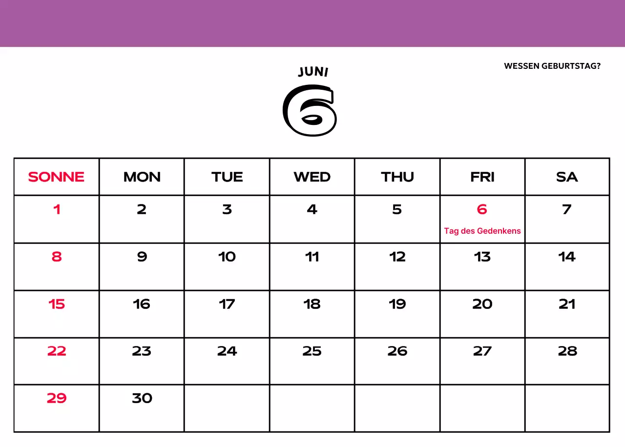 Bunte Kalender mit einer Vielzahl von Retro-Illustrationen