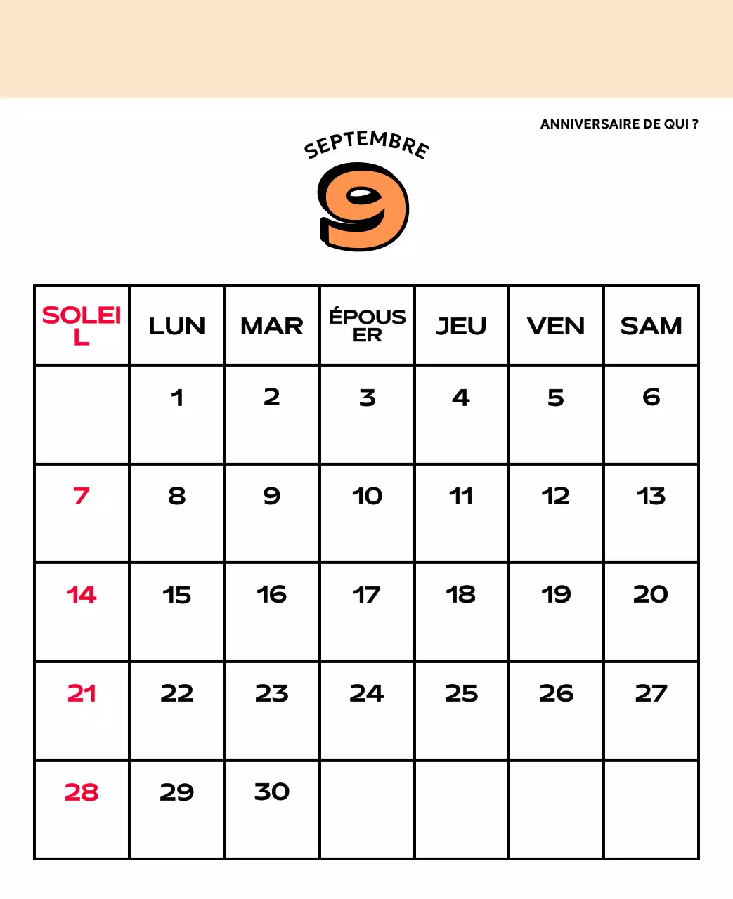 Calendriers colorés avec une variété d'illustrations rétro